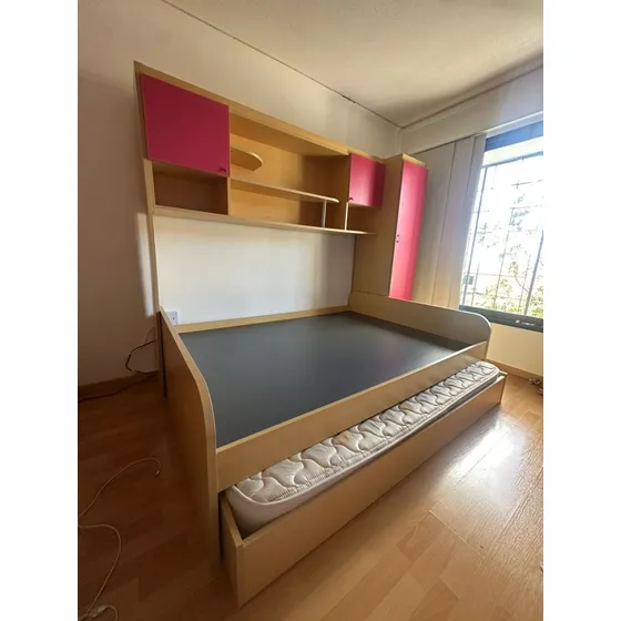 Juego De Cuarto Niña Matrimonial Duplex De Centro Mueble