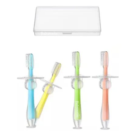 Cepillo Limpia Encías Y Primeros Dientes Bebe + Caja