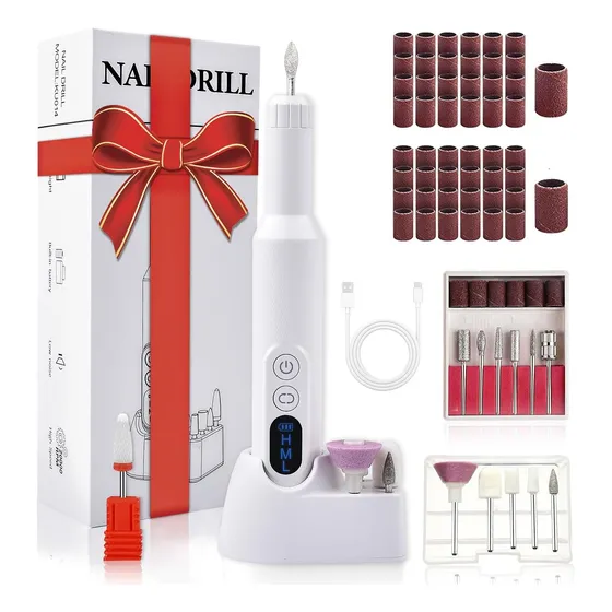 71pcs Portátil Taladro Para Uñas Limador De Uñas Electrico