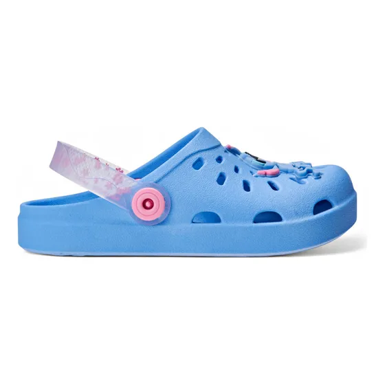 Babuche Para Meninas Disney Urban Stitch Azul Grendene Kids