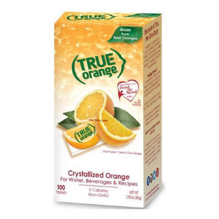 Realçador De Água True Citrus True Orange 100 Pacotes Realçador De Água True Citrus True Orange 100 Pacotes