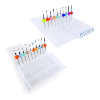 2 Kit 20 Brocas 0.3-1.2mm 1.10-2.00mm Pcb Mototol Router Cnc 2 Kit 20 Brocas 0.3-1.2mm 1.10-2.00mm Pcb Mototol Router Cnc