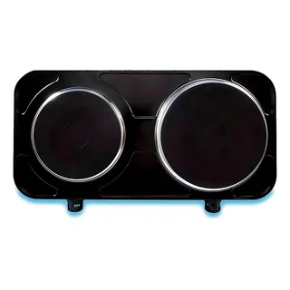 Fogão Elétrico Cooktop 2 Bocas Preto Agratto Fmp-01 110v Fogão Elétrico Cooktop 2 Bocas Preto Agratto Fmp-01 110v