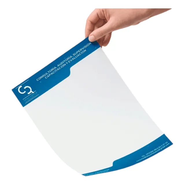 1000 Hojas Membretadas A Color, Tamaño Carta, Bond 90 Gr