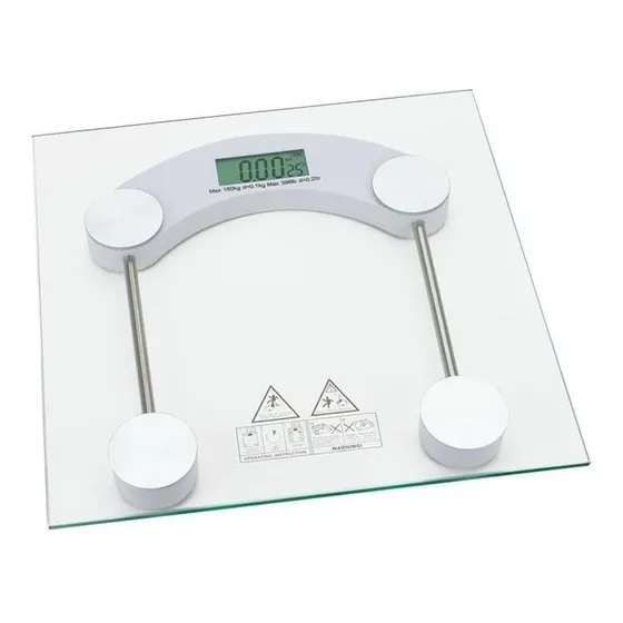 Balança Corporal Digital Vidro Temperado Banheiro Até 180kg