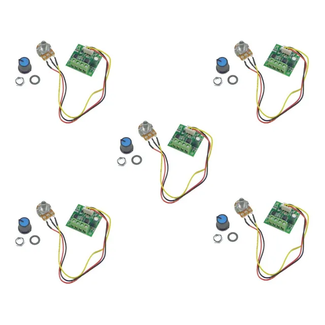 Controlador De Velocidad Pwm De 5 Piezas, Módulo De Control