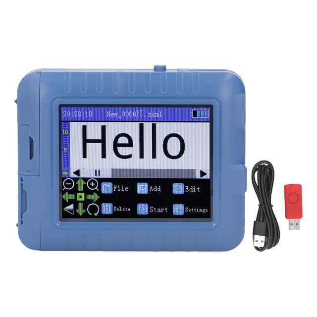 Máquina De Impresión Qr Mini Impresora De Inyección De Tinta