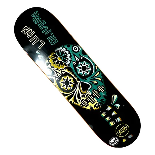 Shape Flip Skateboard 8.25 Maple Pró Model Luan Oliveira
