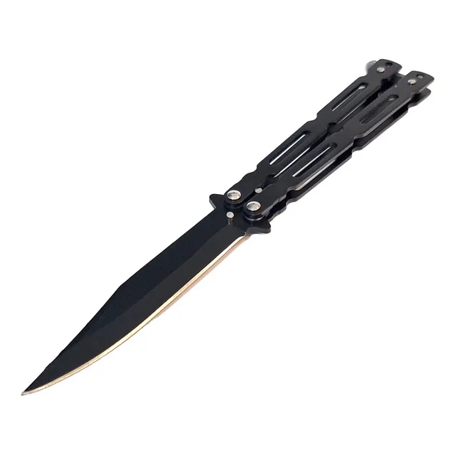 Navaja Mariposa Csgo Curva Balisong Cs Go Negra Trucos Ext