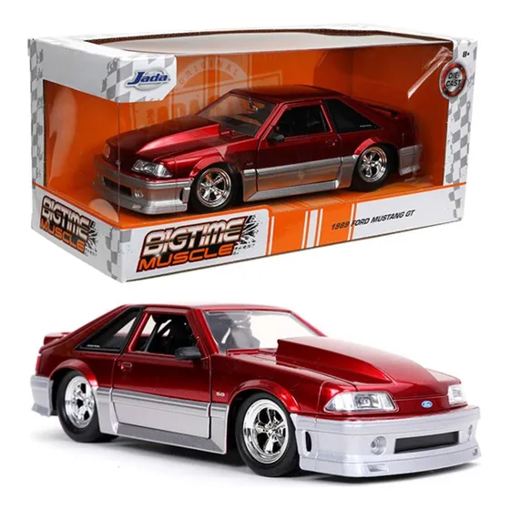 Ford Mustang Gt 1989 (rojo) Jada 1 24