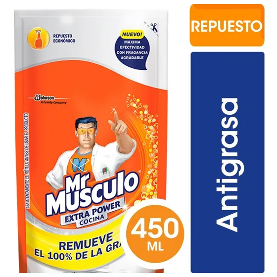 Limpiador Cocina Extra Power Limón Repuesto X450 Cm Nuevo