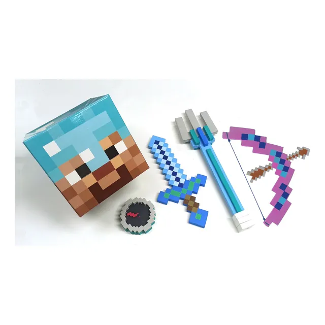 Combo Espada Brújula Tridente Cabeza Diamante Arco Encantado