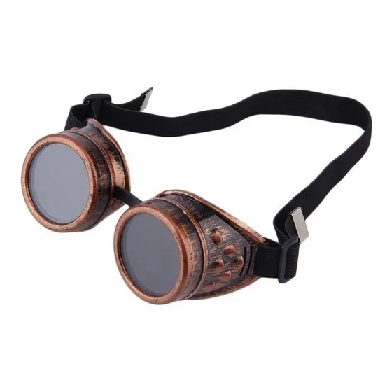 Óculos Vintage Fantasia Cibernético Goggles Steampunk