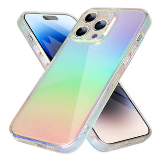 Capa Capinha Cor Holográfica Compatível Com iPhone 11 Até 16 Capa Capinha Cor Holográfica Compatível Com iPhone 11 Até 16