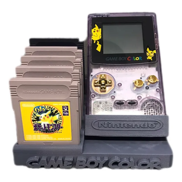 Stand Para Gameboy Color Y 5 Cartuchos Gbc