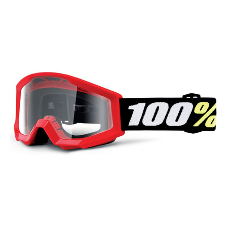 Óculos Infantil 100% Strata Mini Motocross Trilha Enduro Cor Da Armação Red Cor Da Lente Transparente Tamanho Único Óculos Infantil 100% Strata Mini Motocross Trilha Enduro Cor Da Armação Red Cor Da Lente Transparente Tamanho Único