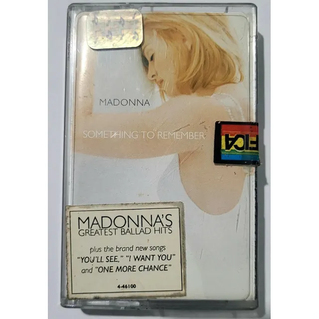 Casette Madonna Something To Remember Nuevo Solo Coleccion