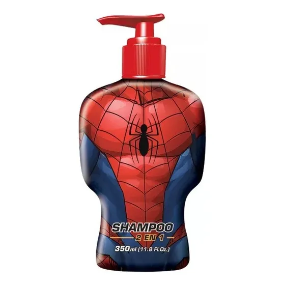 2 Shampoo Spiderman Avengers Algabo 2 En 1 ( 350 M L )