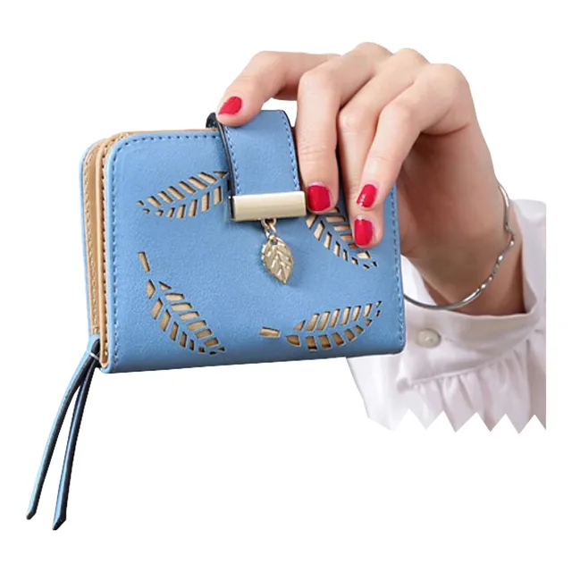 Billetera Elegante De Cuero Para Dama Cartera De Lujo 