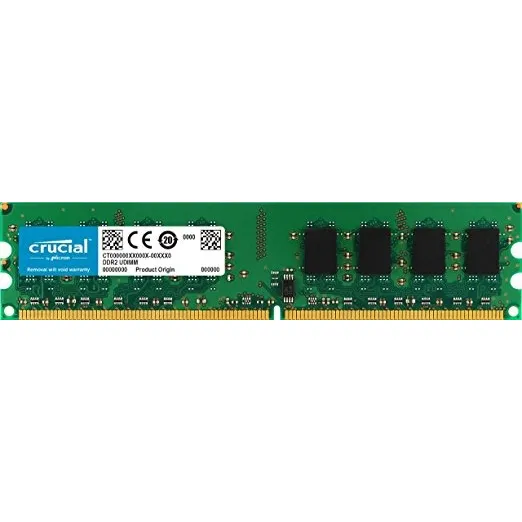 Crucial Technology Ct25664aa800 2 Gb 240-pin Dimm Ddr2 Pc2-6