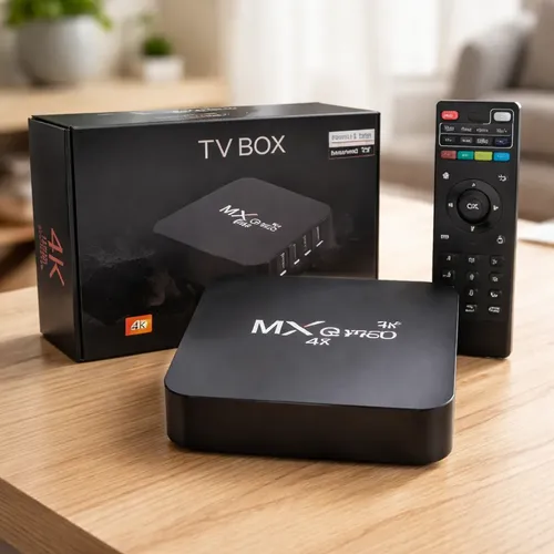 Smart TV Box Tomate Android 4K Preto 2GB RAM 16GB Armazenamento Wi