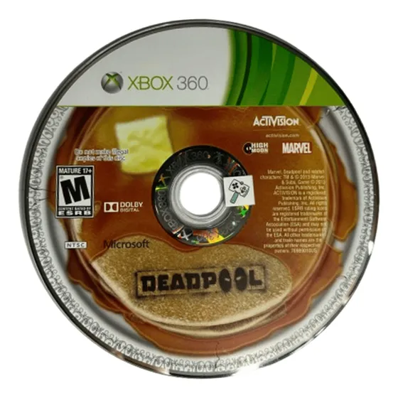Jogo Deadpool Xbox 360 Original Somente Disco (seminovo)