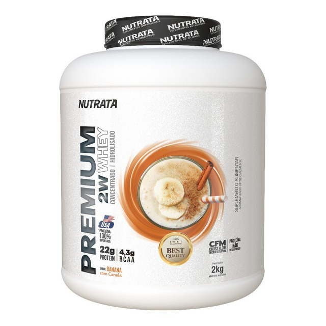 Premium Whey 2kg Concentrado Hidrolisado - Nutrata - Sabores