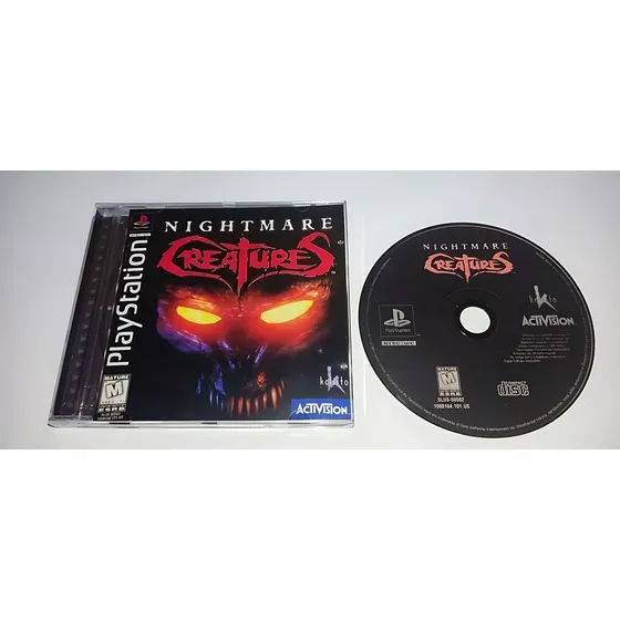 Nightmare Creatures Playstation  Mídia Preta