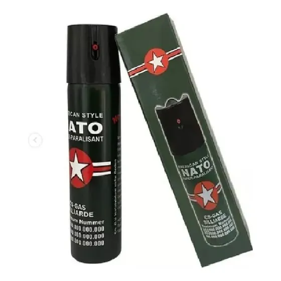Gas Pimienta Nato En Caja Para Autodefensa 110ml