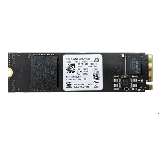 Unidad En Estado Solido M.2 256gb Gen 4x4 Nvme Ssd Western