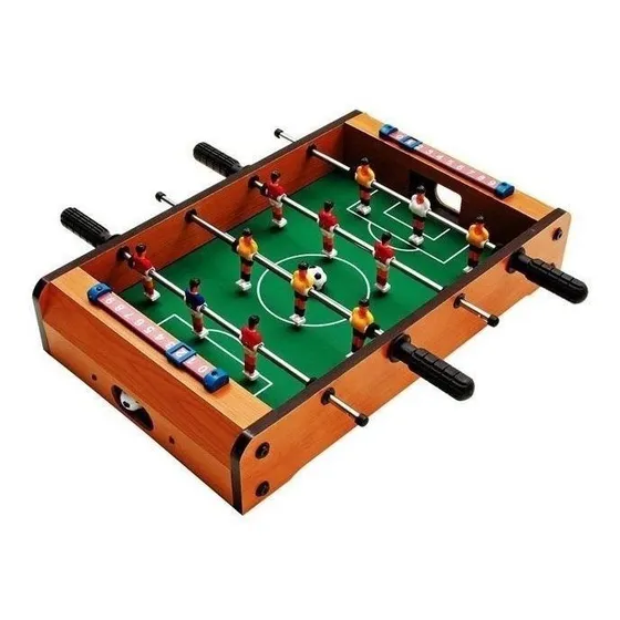 Mesa de pebolim mini DM Toys DMT5081 com bolas incluídas