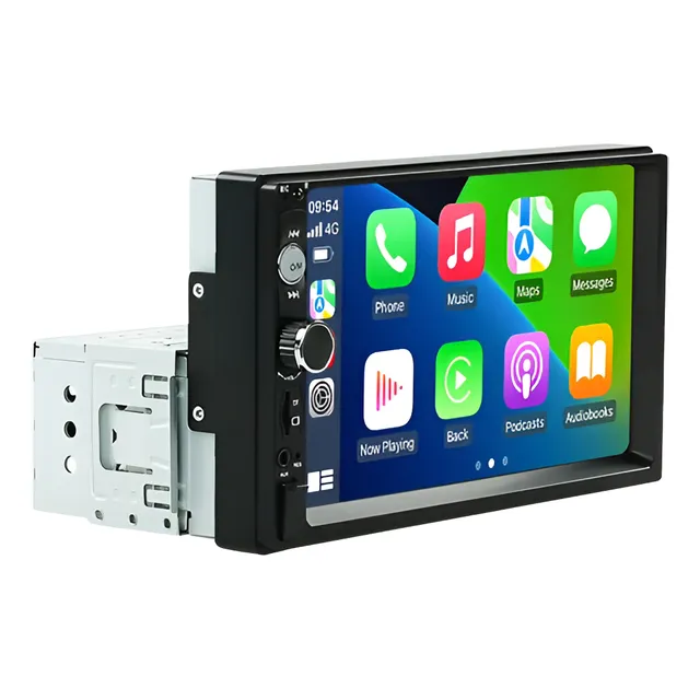 Radio Multimedia 1 Din Con Camara Android Auto Y Carplay 