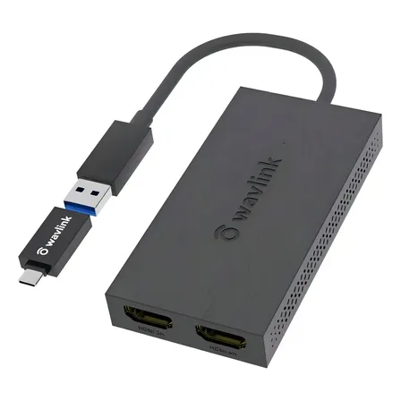 Wavlink Adaptador Displaylink Hdmi 1x2 4k 2k Para Macbook M1