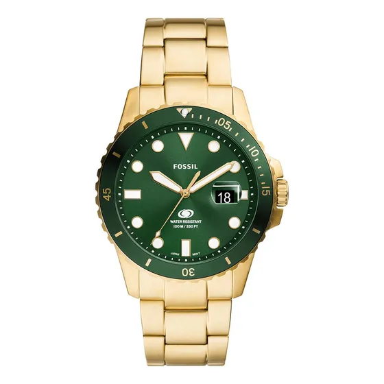 Reloj Para Hombre FS6030 De Acero Inoxidable En Color Dorado Fossil
