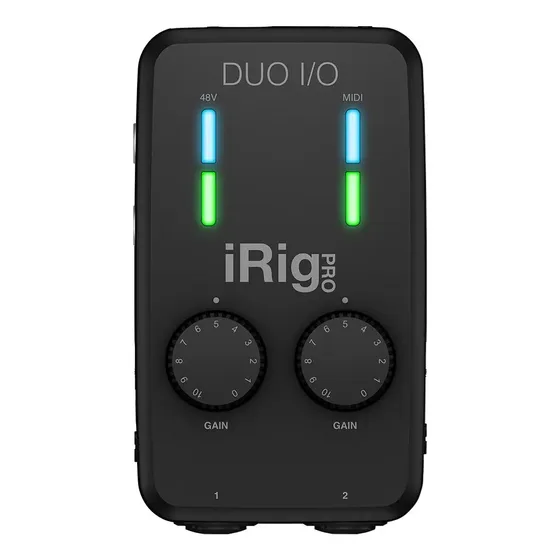 Interfaz de audio IK Multimedia iRig Pro Duo I\u002FO negra | Cuotas sin interés