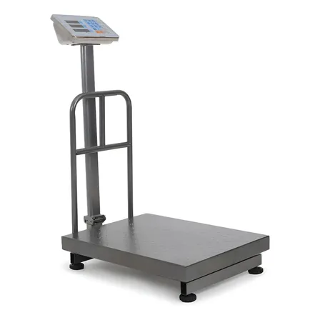 Bascula Comercial Digital Industrial Industriales 500 Kg Con Plataforma Vasculas Con Mastil Y Soporte 60 X 45 Cm Acero