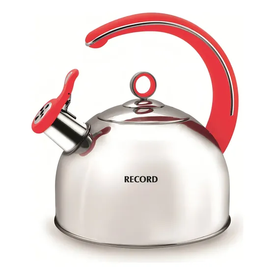Tetera Record Red Plus Acero Inoxidable 2.5l | Cuotas sin interés