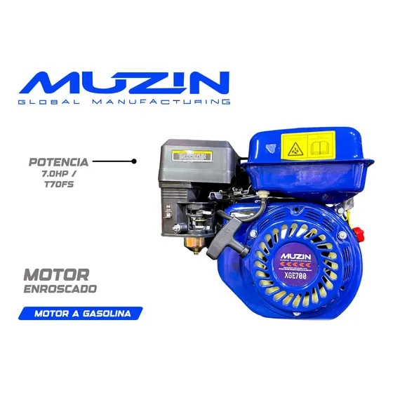 Motor A Gasolina 7.0hp / Estacionario Muzin