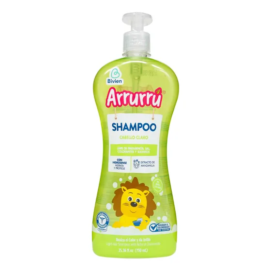 Arrurru Shampoo 750ml Manzanilla Cabello Claro