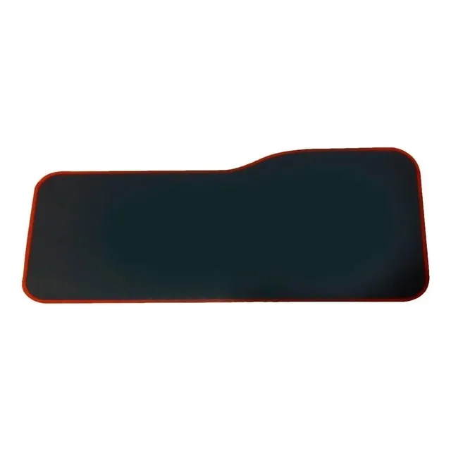 Mouse Pad Gamer Xl Antideslizante Negro Borde Cosido 75x35cm