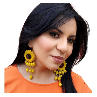 Kinich Aretes De Girasol Hechos A Mano Kinich Aretes De Girasol Hechos A Mano