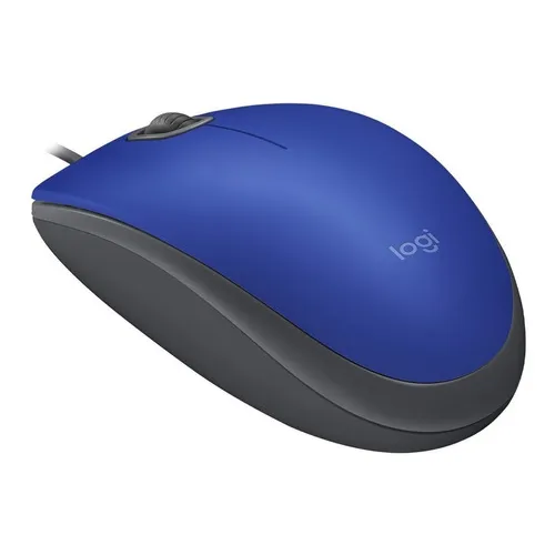 Mouse Optico Ambidiestro Logitech Silent M110 Silencioso Web Color Azul