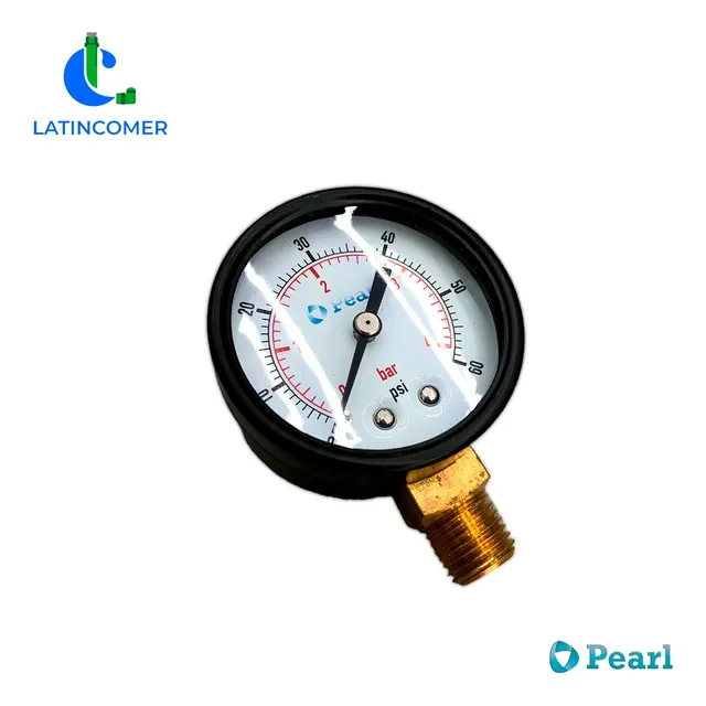 Manometro De 0-60 Psi Seco Con Caja Metalica Made In Usa
