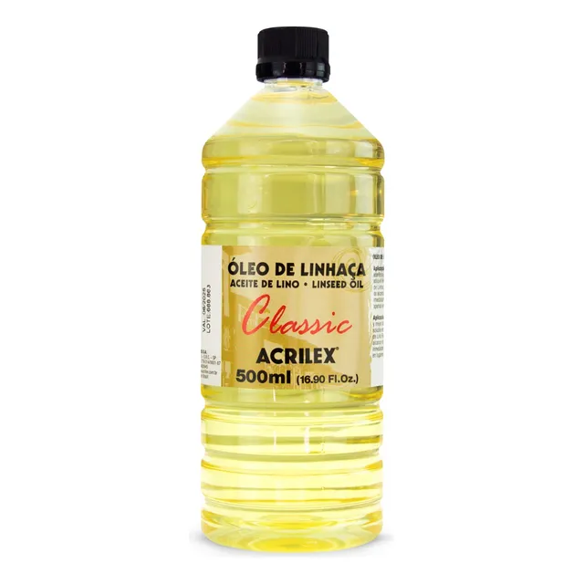 Óleo De Linhaça Acrilex - 500ml