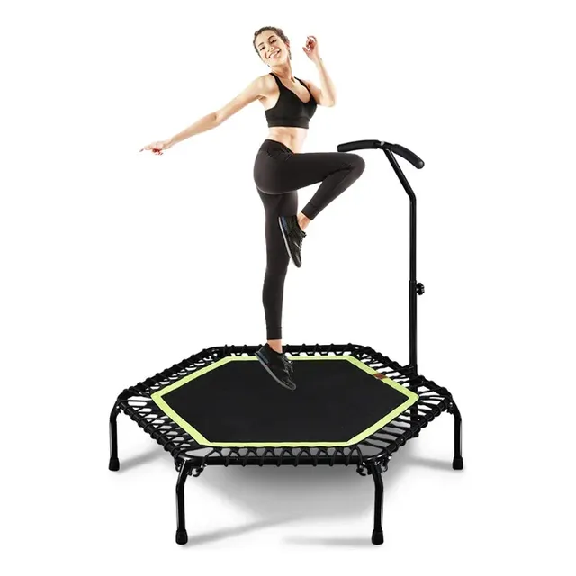 Trampolin Exagonal 55p Plegable Portatil Fitness Alta Calida