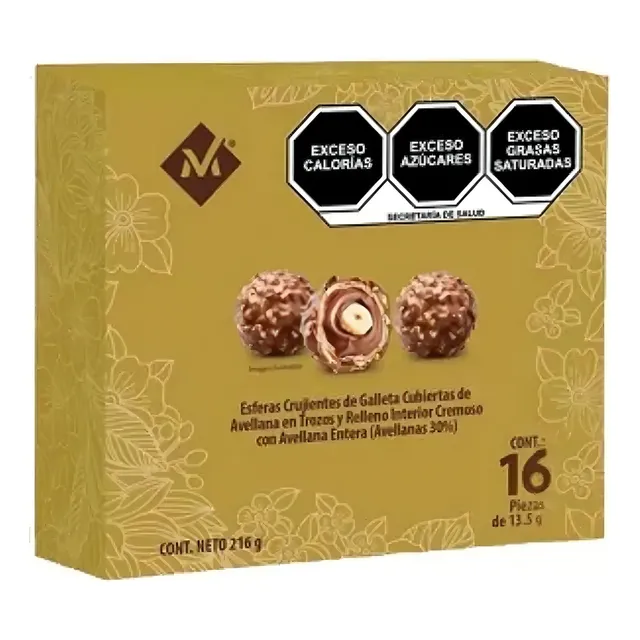 Chocolates Crujientes De Galletas Cubiertas De Avellana 216g Pralinas Members Mark