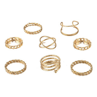 Juego De Anillos Para Dedo Del Pie, 8 Piezas, Anillos Para D Juego De Anillos Para Dedo Del Pie, 8 Piezas, Anillos Para D