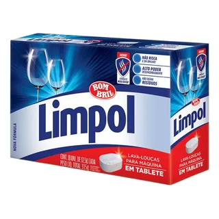 18 Tablete Detergente Maquina Lava Louca Limpol Bombril 18 Tablete Detergente Maquina Lava Louca Limpol Bombril