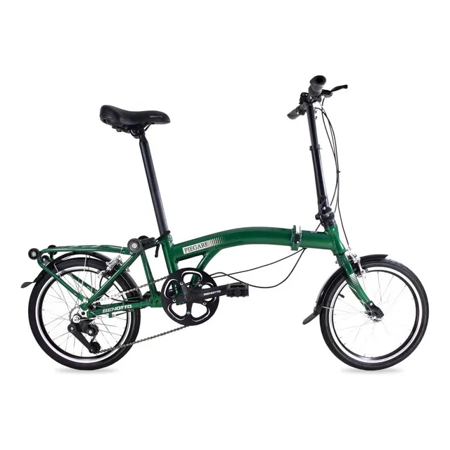 Bicicleta Plegable Unisex Piegare R16 3v Verde Benotto