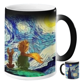 Taza Mágica La Noche Estrellada El Principito Termosensible Magica Taza Mágica La Noche Estrellada El Principito Termosensible Magica